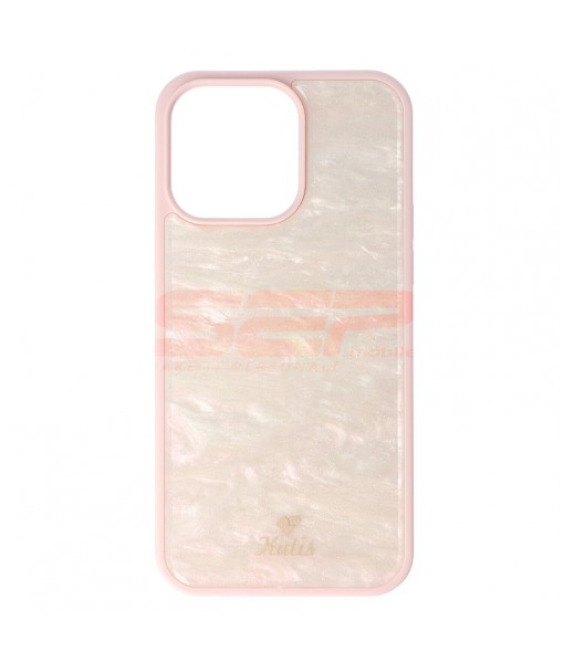 Husa iPhone 15 Pro Max, Plastic Dur, Marble - Pink